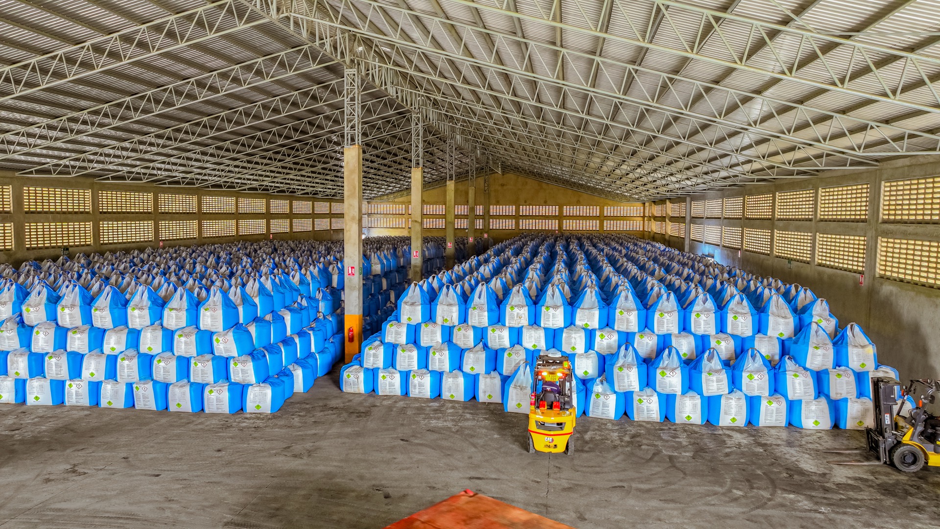 Bulk inventory overview at Tanga Warehouse