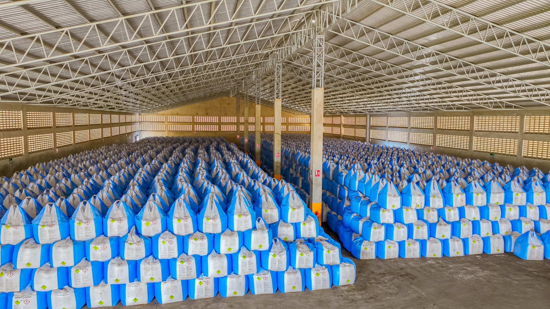 High-capacity warehouse storage at Tanga Warehouse